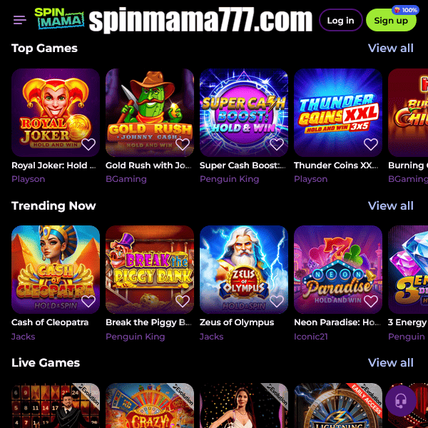 Odkryj świat Spinmama Twoje ulubione kasyno online